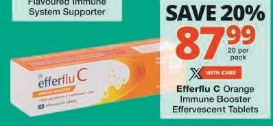 Efferflu C Orange Immune Booster Effervescent Tablets