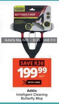 Addis Intelligent Cleaning Butterfly Mop