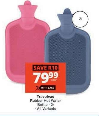 Travelvac Rubber Hot Water Bottle