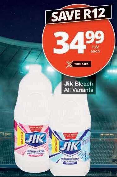 JIK BLEACH all variants