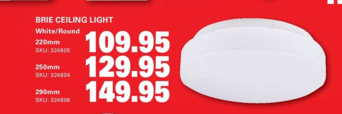 BRIE CEILING LIGHT