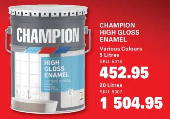 CHAMPION HIGH GLOSS ENAMEL