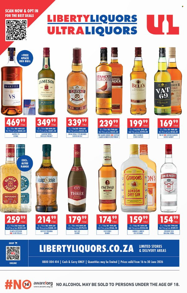 Liberty Liquors specials - 16/06/2026 - 30/06/2026. Page 1
