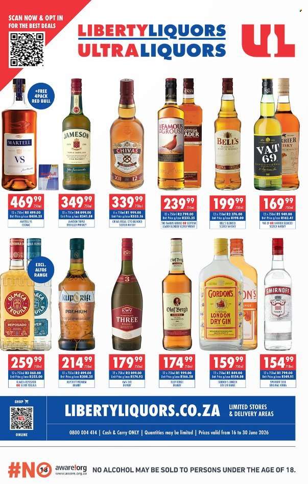 Liberty Liquors catalogue  - 16/06/2026 - 30/06/2026.