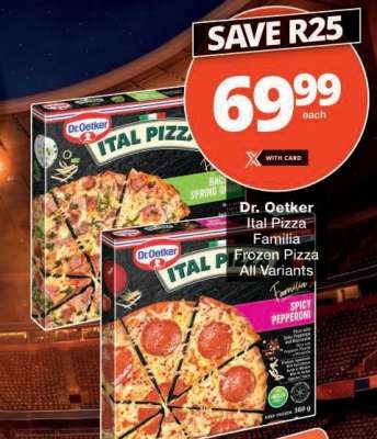 Dr. Oetker Ital Pizza Familia Frozen Pizza