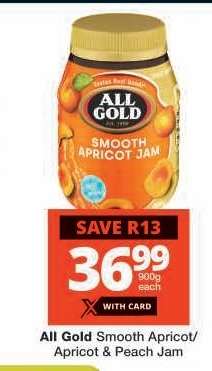 ALL GOLD SMOOTH APRICOT/APRICOT & PEACH JAM