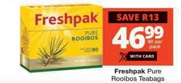 Freshpak Pure Rooibos Teabags