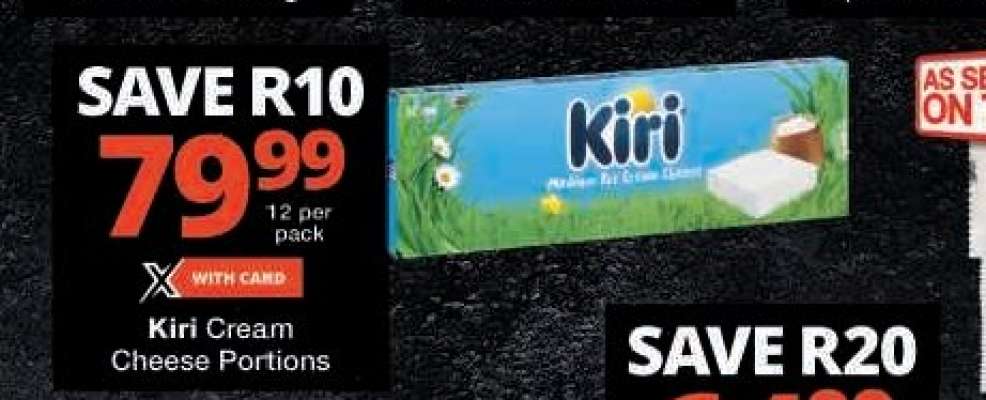 Kiri Cream Cheese Portions
