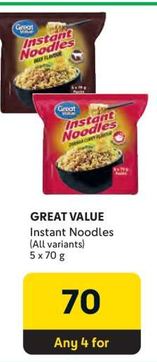 Great Value Instant Noodles