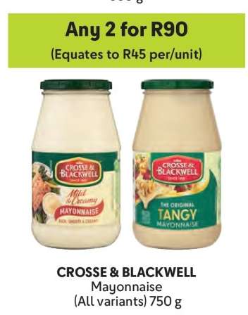 Crosse & Blackwell Mayonnaise