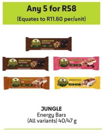 Jungle Energy Bars