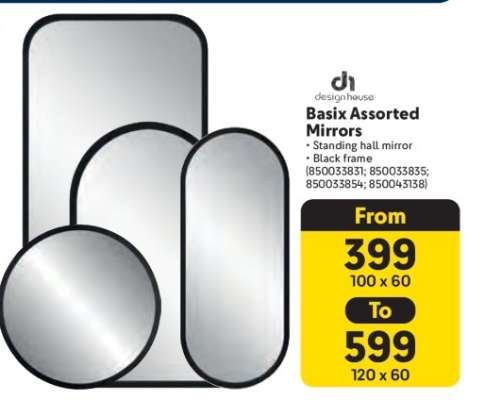 Basix Assorted Mirrors