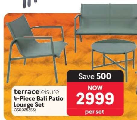 terraceleisure 4-Piece Bali Patio Lounge Set