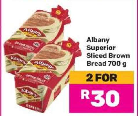 Albany Superior Sliced Brown Bread 700 g