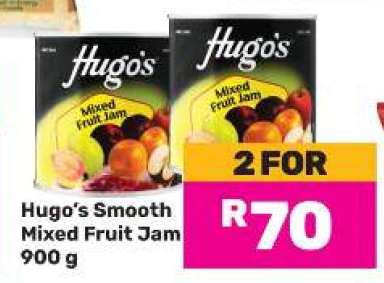 Hugo's Smooth Mixed Fruit Jam 900 g