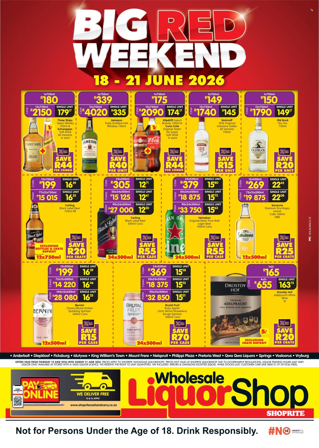 Shoprite specials - 18/06/2026 - 21/06/2026. Page 1