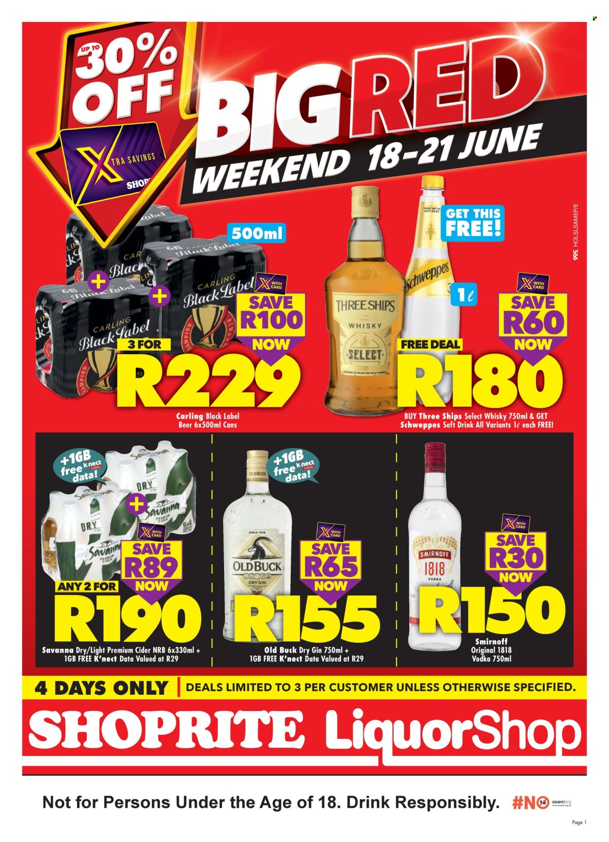 Shoprite specials - 18/06/2026 - 21/06/2026. Page 1