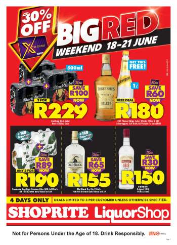 Shoprite catalogue  - 18/06/2026 - 21/06/2026.
