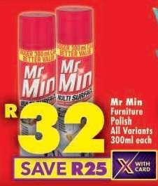 MR MIN FURNITURE POLISH