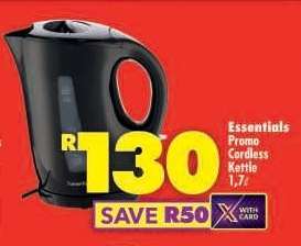 Essentials Promo Cordless Kettle 1.7ℓ