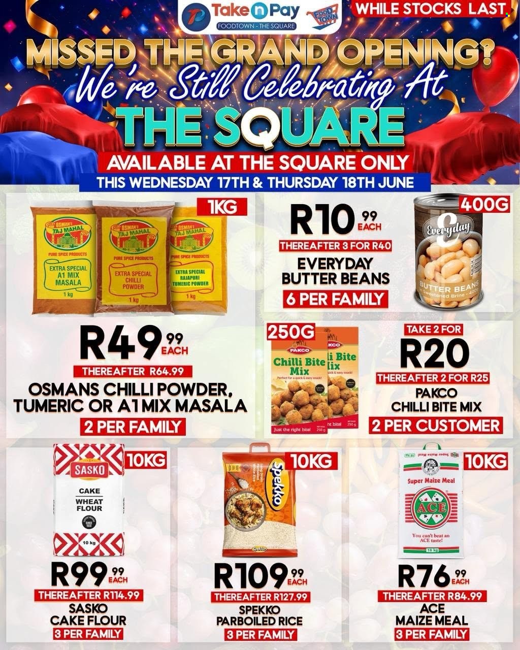 Take n Pay specials - 17/06/2026 - 18/06/2026. Page 1