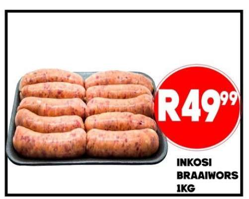 Inkosi Braaiwors 1Kg