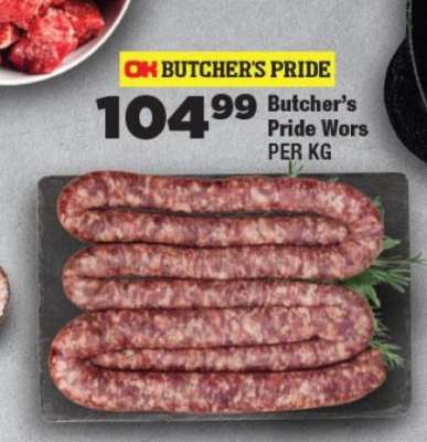 Butcher's Pride Wors