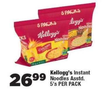Kellogg's Instant Noodles Assorted