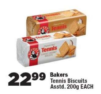 Bakers Tennis Biscuits