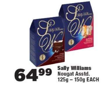 Sally Williams Nougat Asstd.