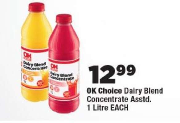 OK Choice Dairy Blend Concentrate Assorted