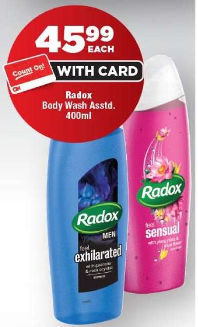 Radox Body Wash Asstd.