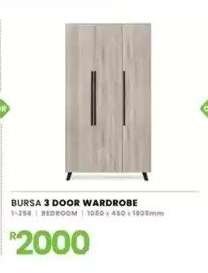 BURSA 3 DOOR WARDROBE