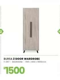 BURSA 2 DOOR WARDROBE