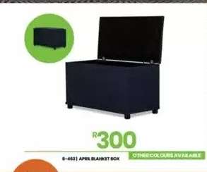 April Blanket Box