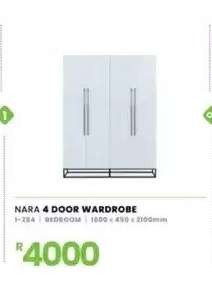 NARA 4 DOOR WARDROBE