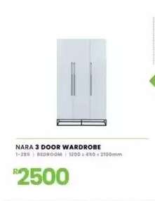 NARA 3 DOOR WARDROBE