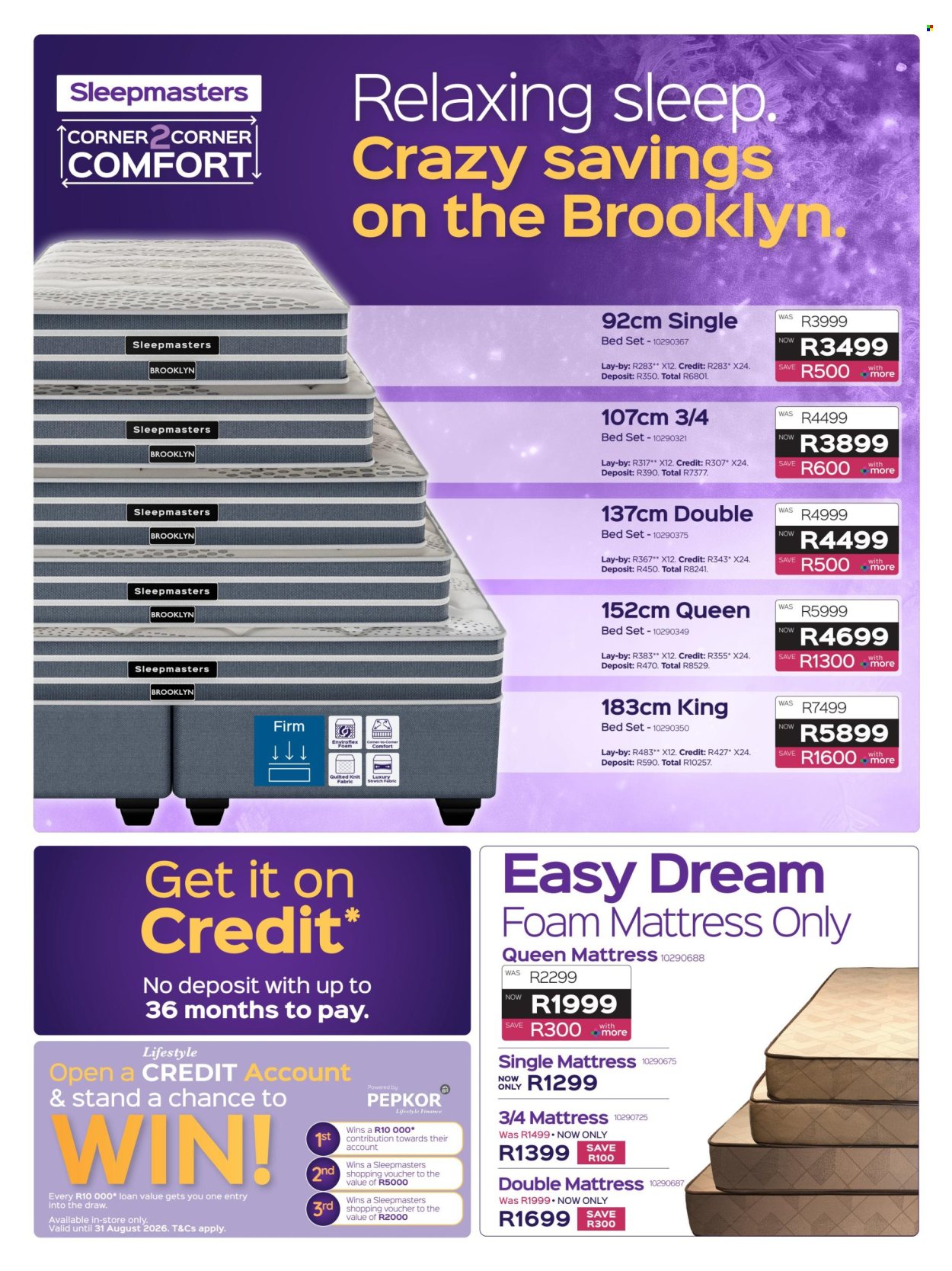 Sleepmasters specials - 18/06/2026 - 15/07/2026. Page 3