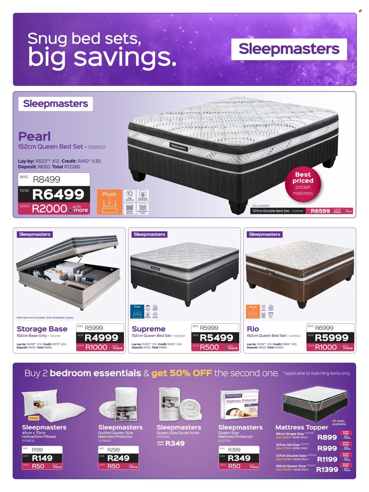 Sleepmasters specials - 18/06/2026 - 15/07/2026. Page 9