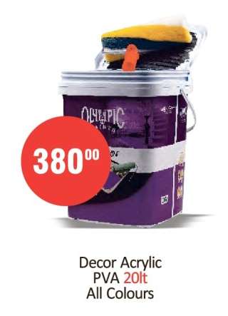 Decor Acrylic PVA 20lt