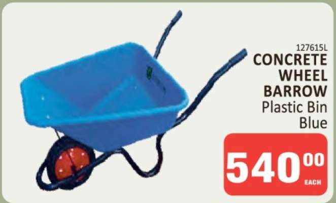 CONCRETE WHEEL BARROW