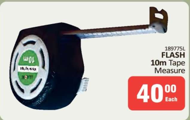 FLASH 10m Tape Measure