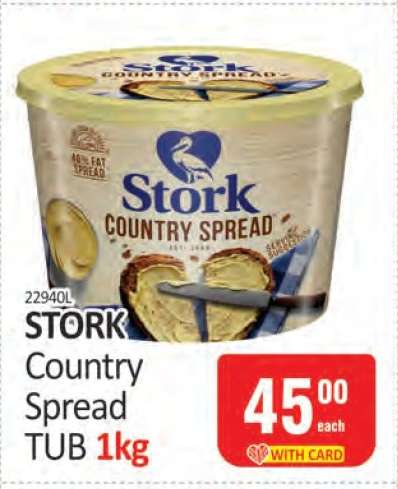 STORK Country Spread TUB 1kg
