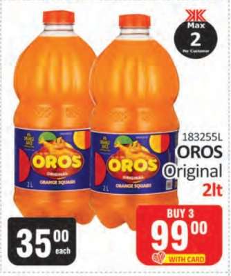 OROS Original 2lt