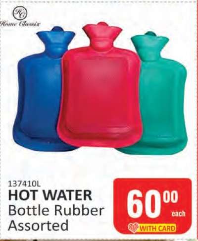 HOT WATER Bottle Rubber Assorted