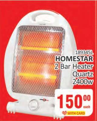 HOMESTAR 2 Bar Heater