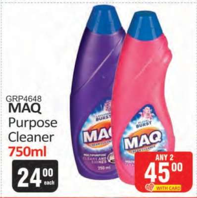 MAQ Purpose Cleaner 750ml