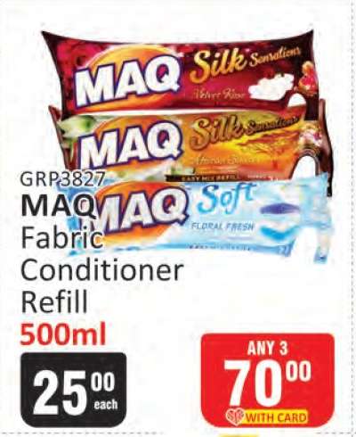 MAQ Fabric Conditioner Refill 500ml
