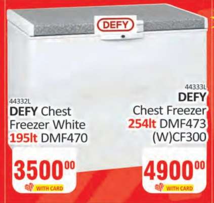 DEFY Chest Freezer White 195lt DMF470