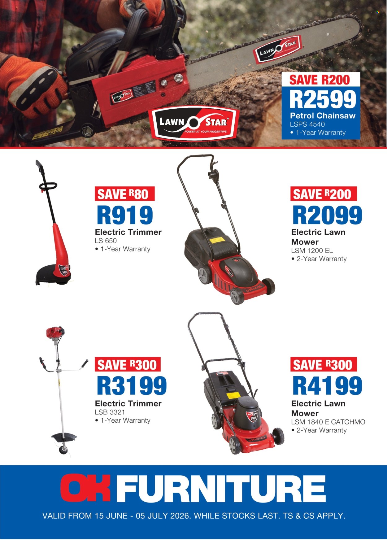 OK Furniture specials - 15/06/2026 - 05/07/2026. Page 1